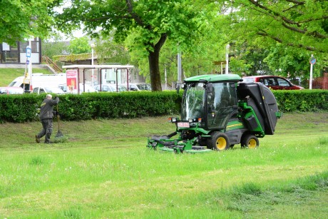 Folyamatosan dolgoznak a parkfenntartók - minden városrészbe odaérnek